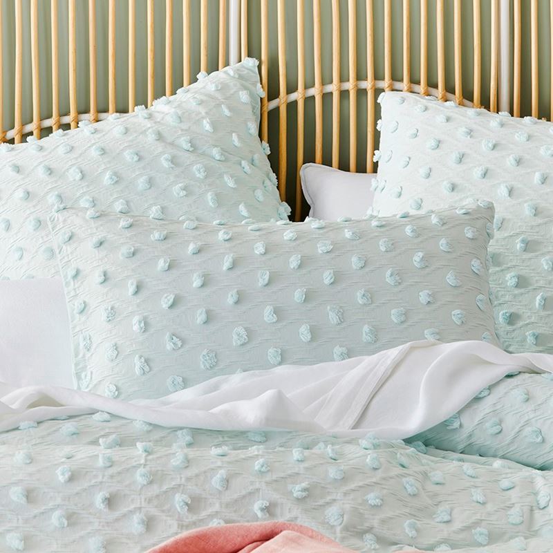 Demi Tufted Cool Blue Quilt Cover Separates