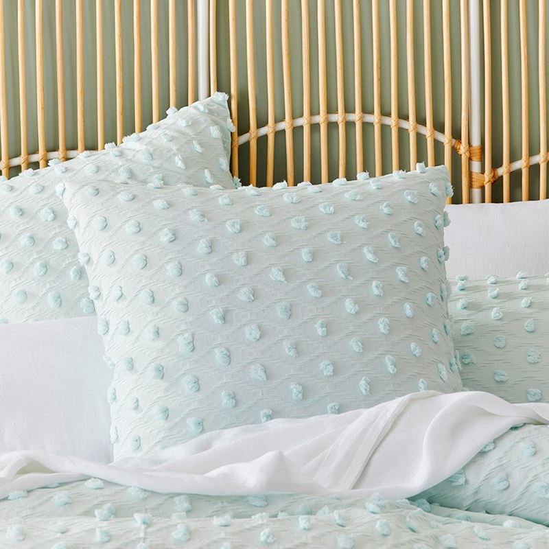 Demi Tufted Cool Blue Quilt Cover Separates