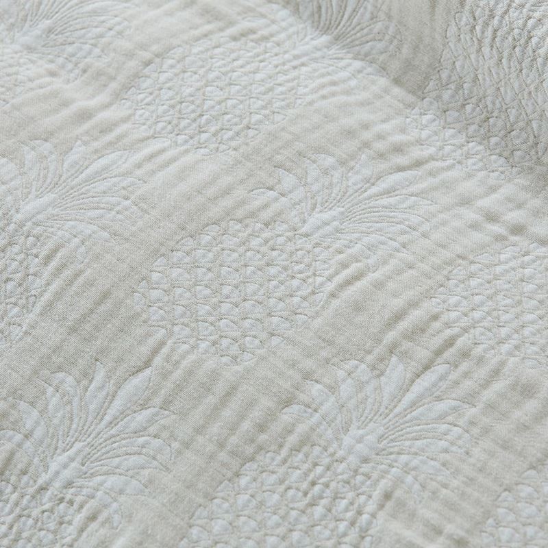 Pineapple Jacquard Natural Quilt Cover Separates