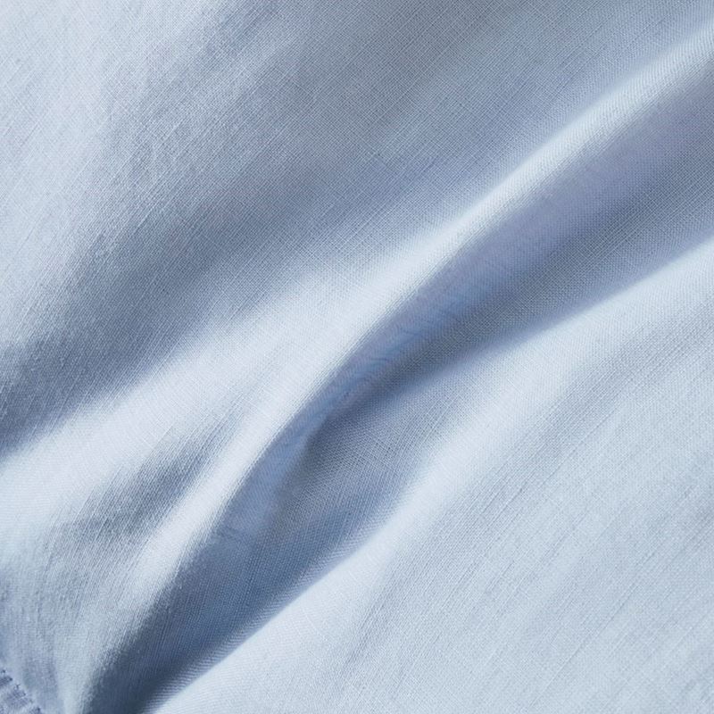 Vintage Washed Linen Dusty Blue Quilt Cover Separates