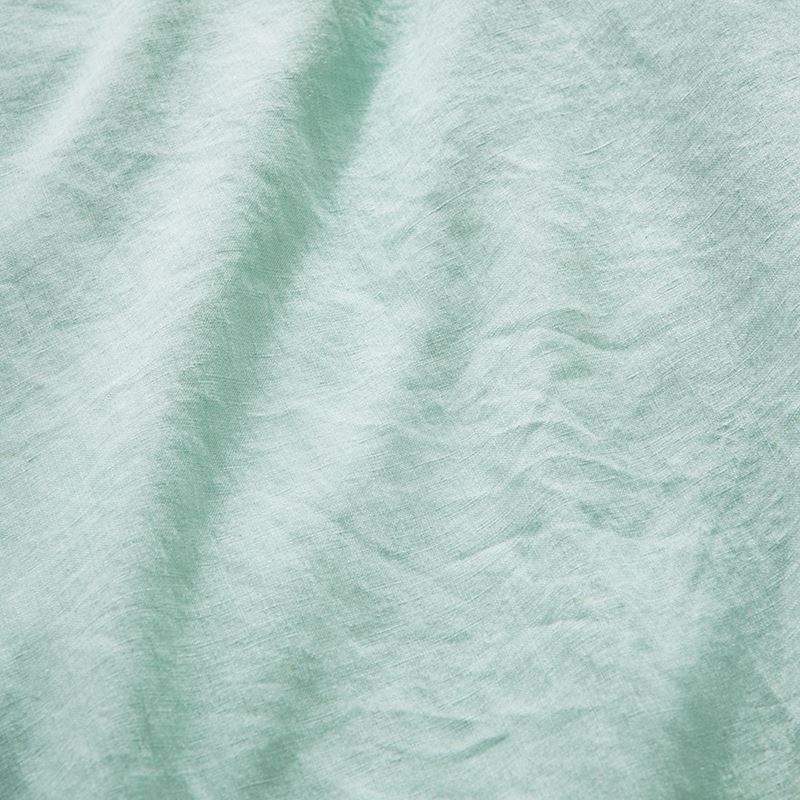 Vintage Washed Linen Dusty Mint Quilt Cover Separates