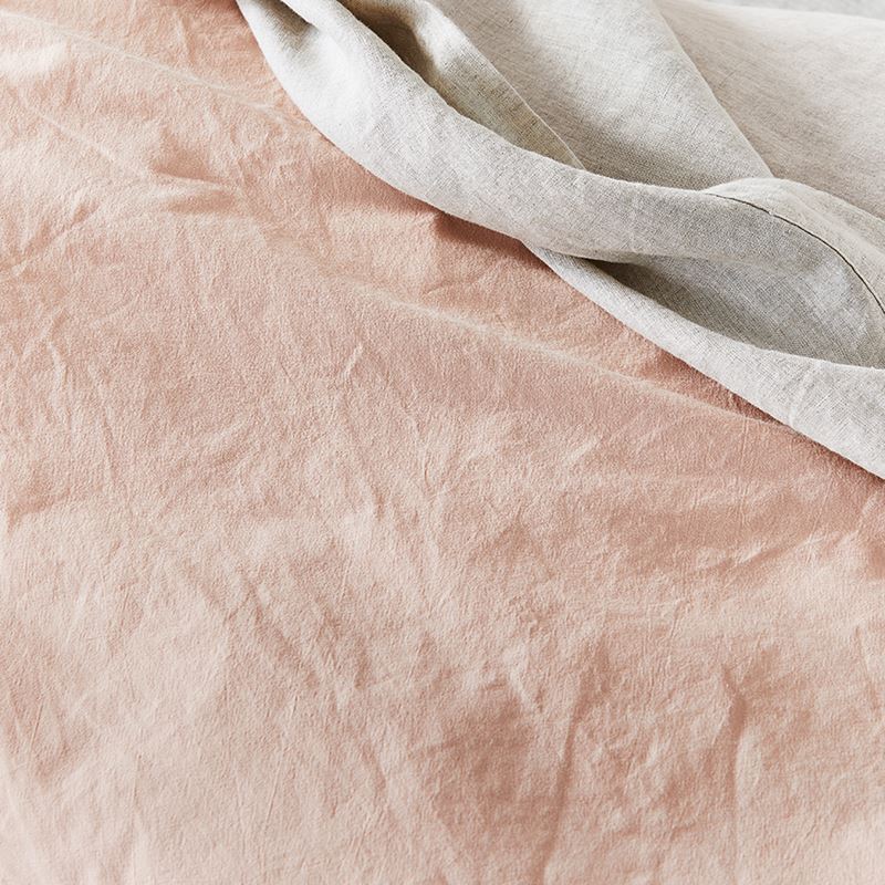 Stonewashed Cotton Apricot Quilt Cover Separates