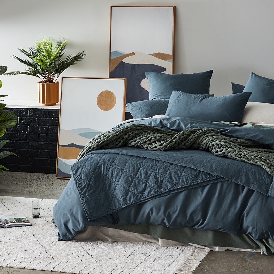 Stonewashed Cotton Quilt Cover 