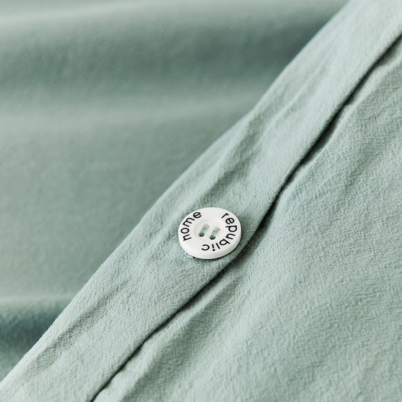 Stonewashed Cotton Gumleaf Quilt Cover Separates
