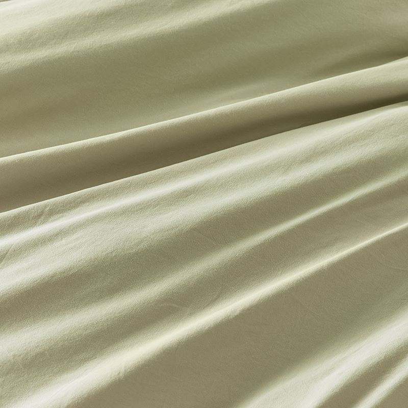 Stonewashed Cotton Soft Khaki Quilt Cover Separates