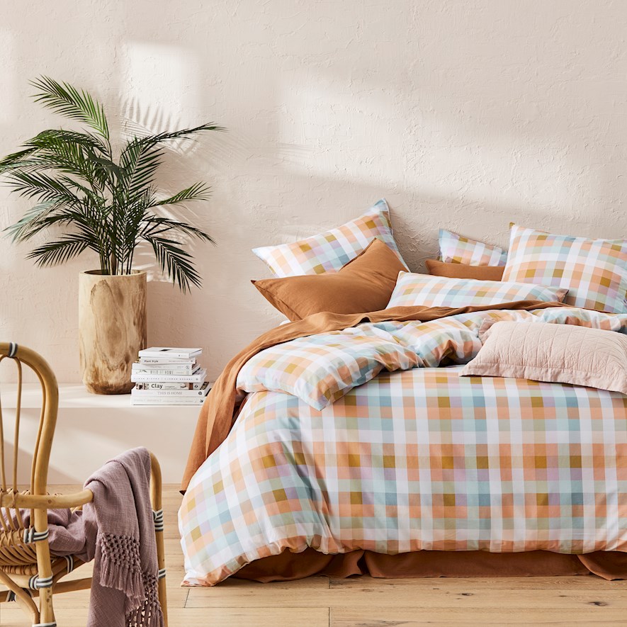 Soulful Check Quilt Cover Set + Separates Adairs
