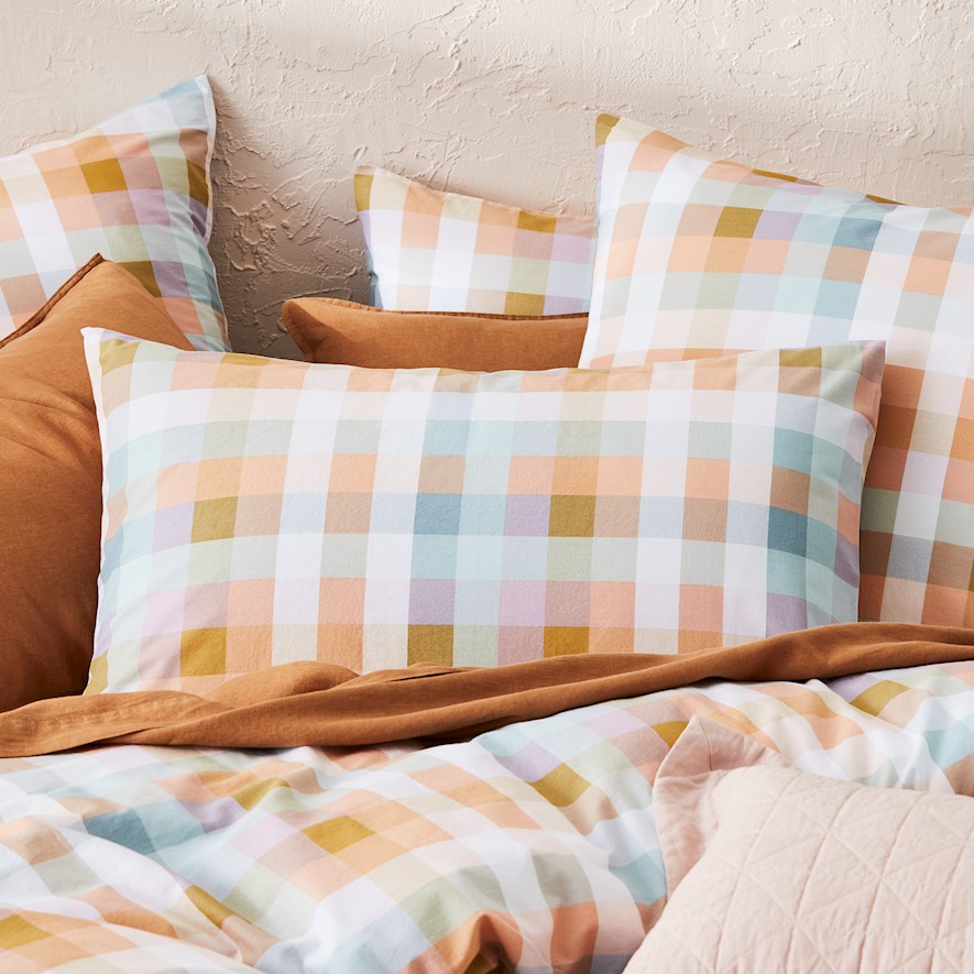 Soulful Check Quilt Cover Set + Separates Adairs