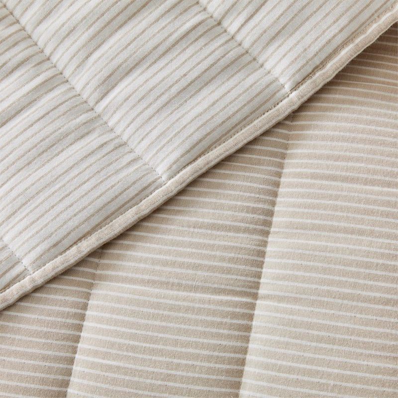 Cove Natural Quilted Coverlet Separates
