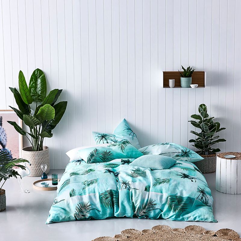 Airlie Green Quilt Cover Set + Separates