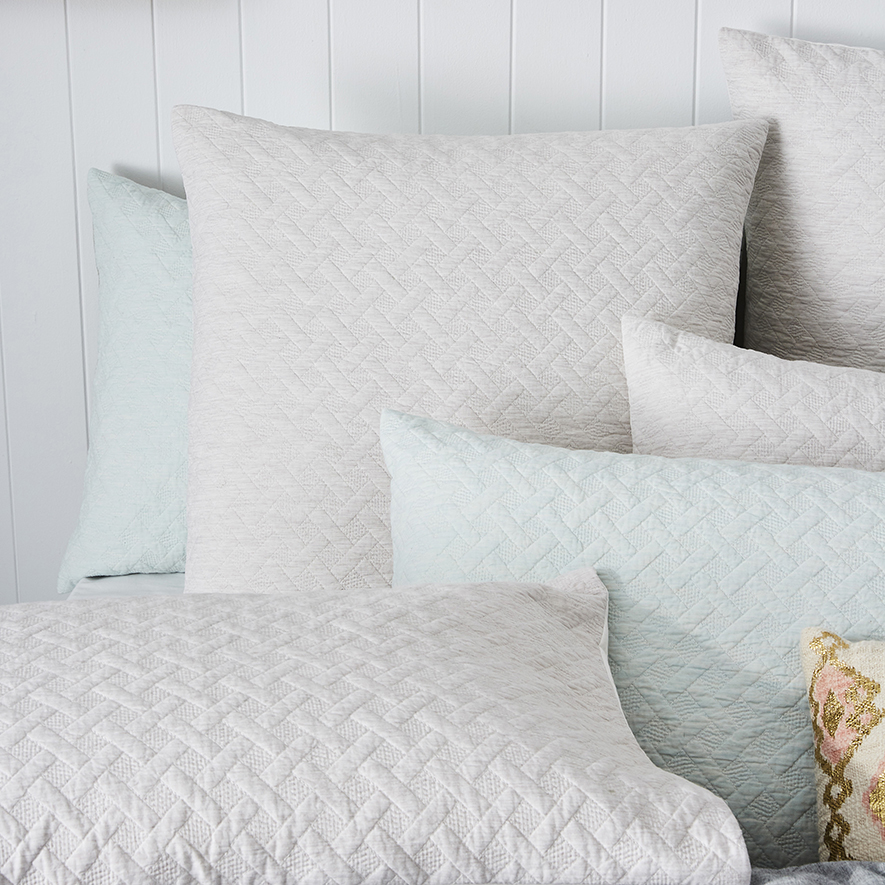 Mercer + Reid Thompson Oatmeal Quilted Quilt Cover Separates Adairs