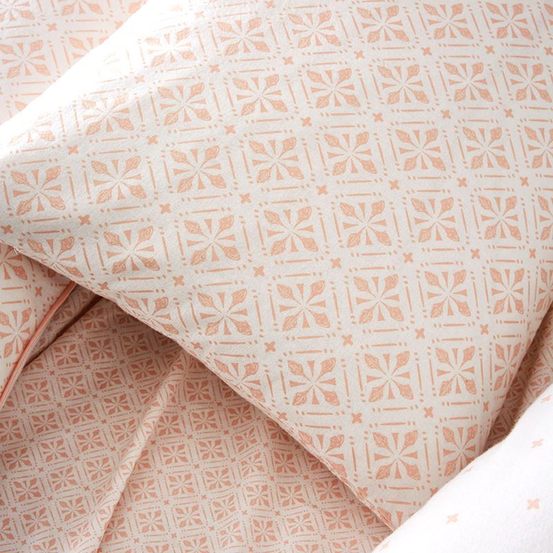 Pink Tile Flannelette Quilt Cover Set + Separates