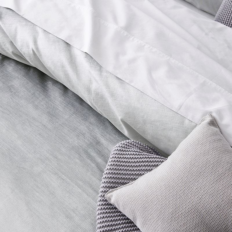 Luxe Velvet Silver Quilt Cover Separates