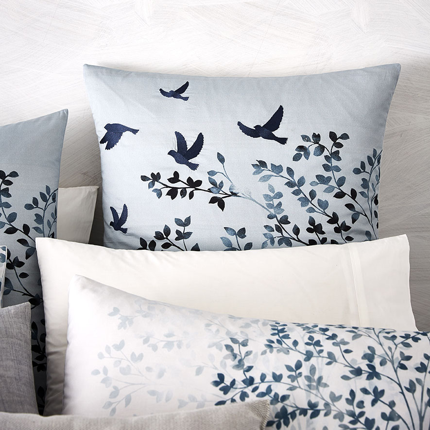 Mercer + Reid Koa Blue Quilt Cover Set + Separates Adairs