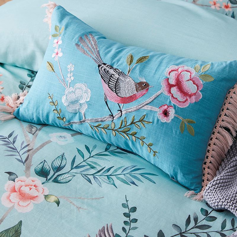 Chinoiserie Duck Egg Quilt Cover Set + Separates