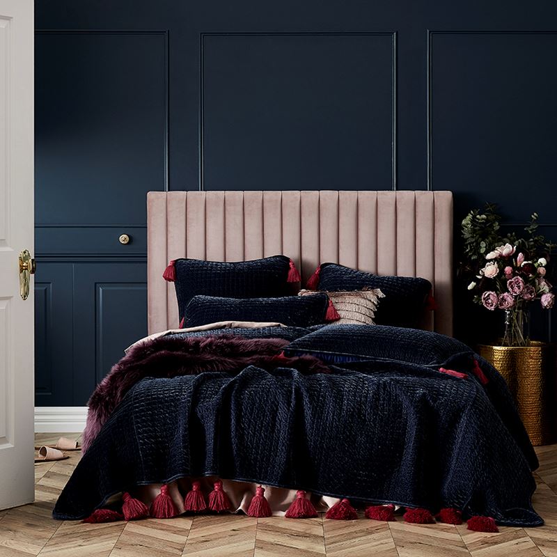 Chinoiserie Navy Coverlet Separates