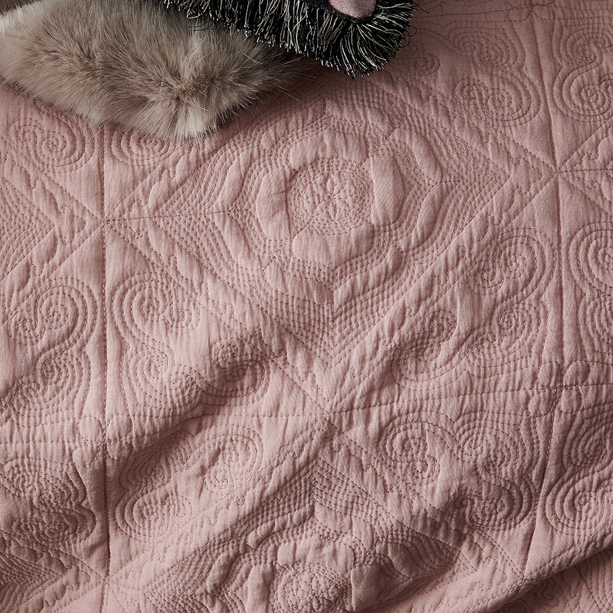 Malta Blush Quilted Quilt Cover Separates Adairs