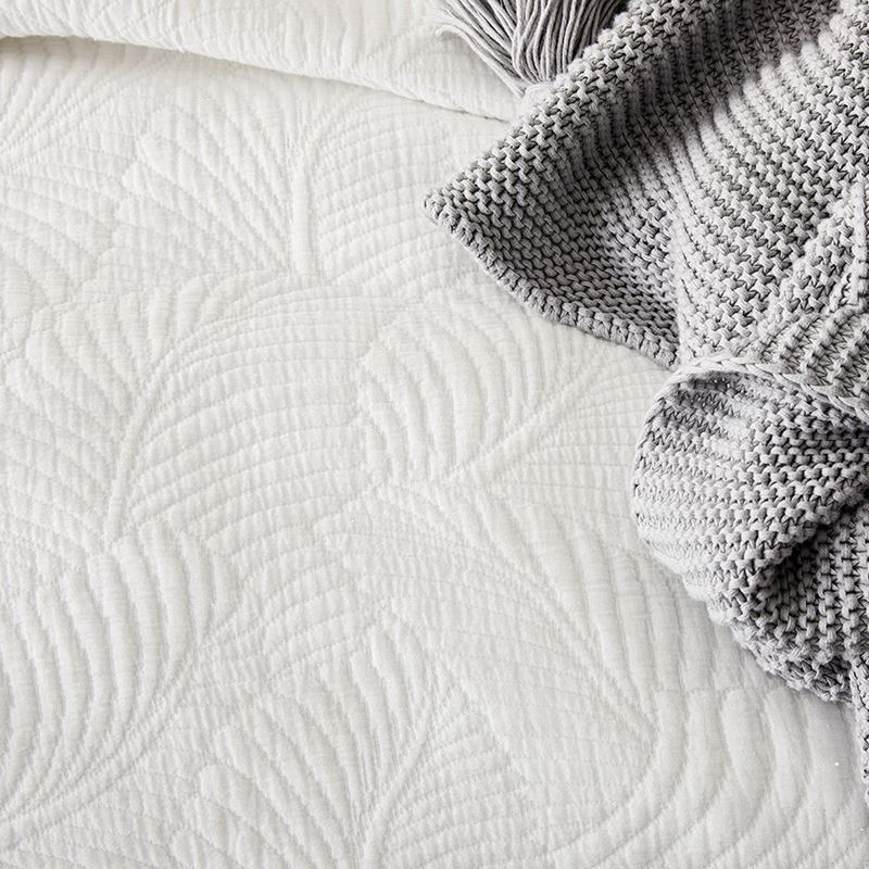 Silver Fern White Quilt Cover Separates