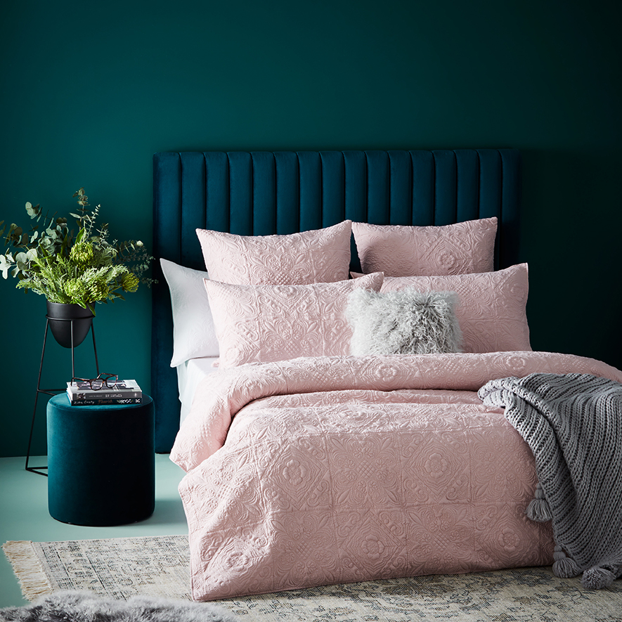 Mirage Misty Rose Quilt Cover Separates Adairs