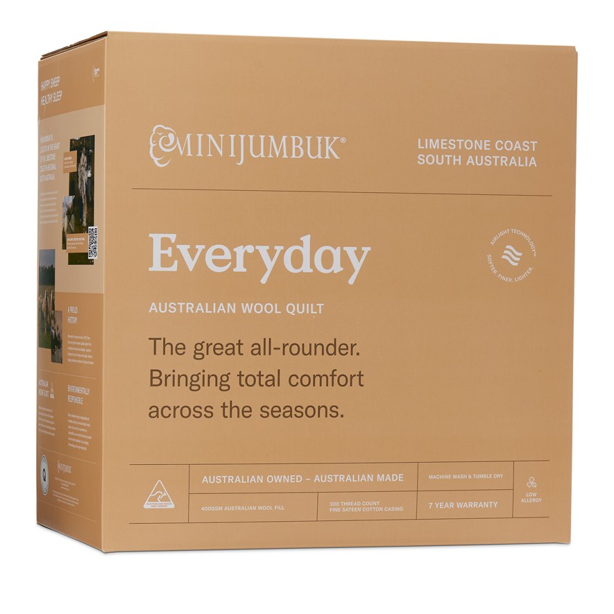 MiniJumbuk Everyday Wool Quilt Adairs