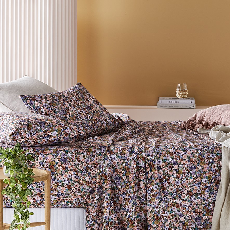 Carrie Floral Printed Sheet Set Adairs