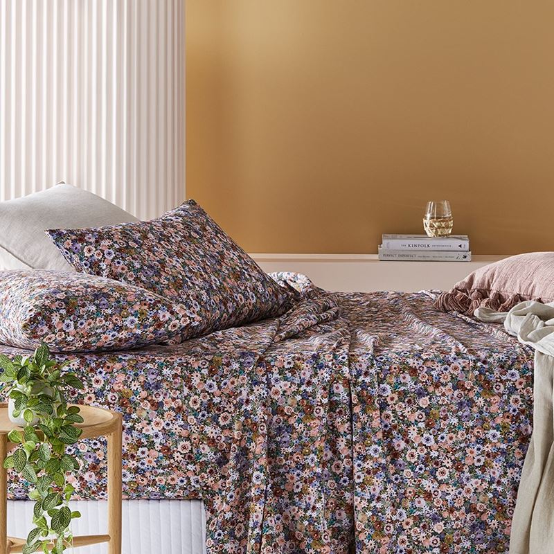 Carrie Floral Printed Sheet Set 