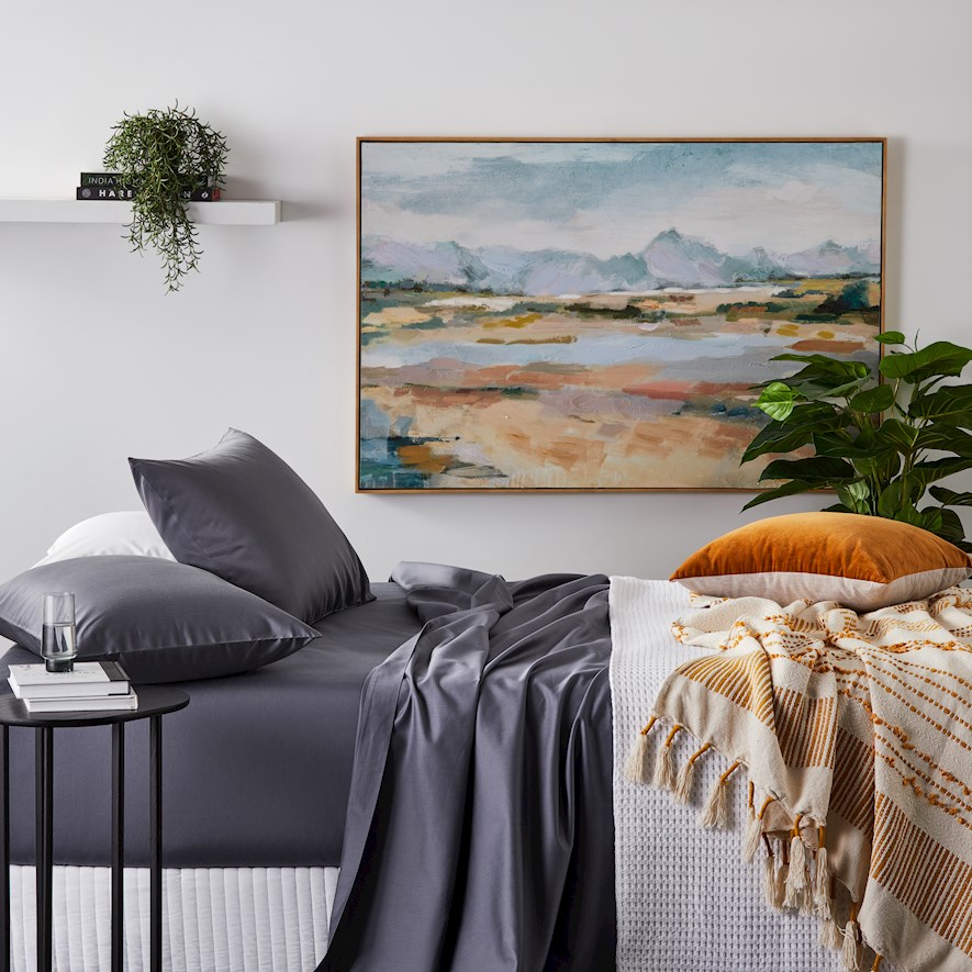 600TC Bamboo Cotton Indigo Sheet Set Adairs