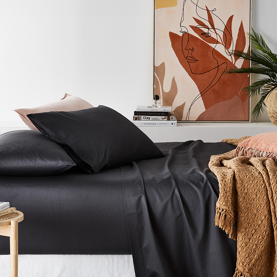 Home Sheets 600tc 600TC Bamboo Cotton Sunset Sheet Separates | Adairs