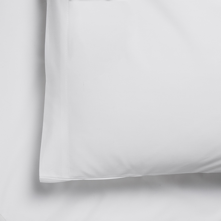 400TC Bamboo Percale White Sheet Set Adairs