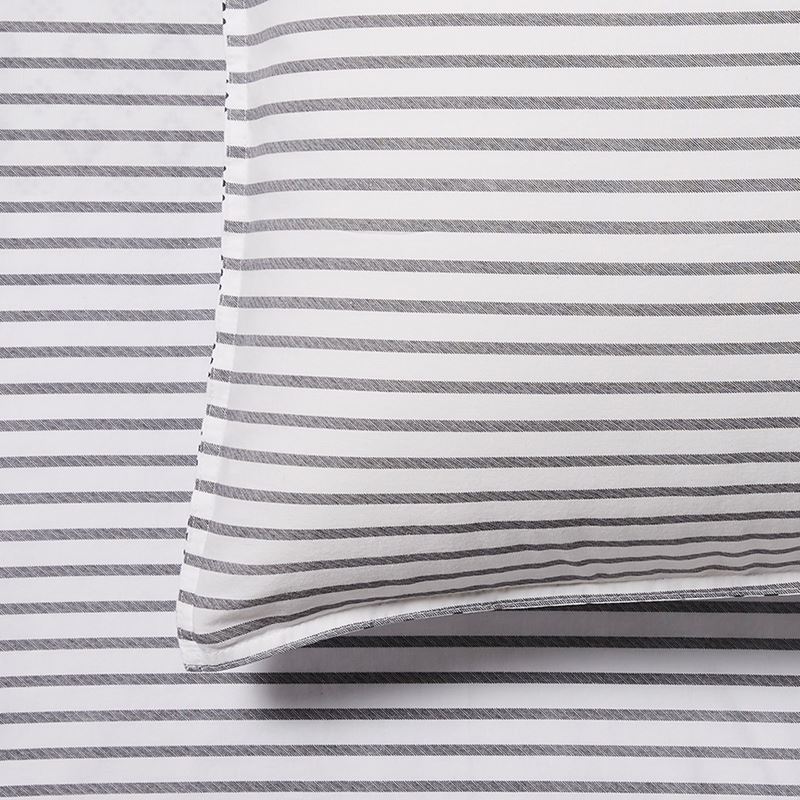 Stonewashed Cotton Sheet Separates Stripe