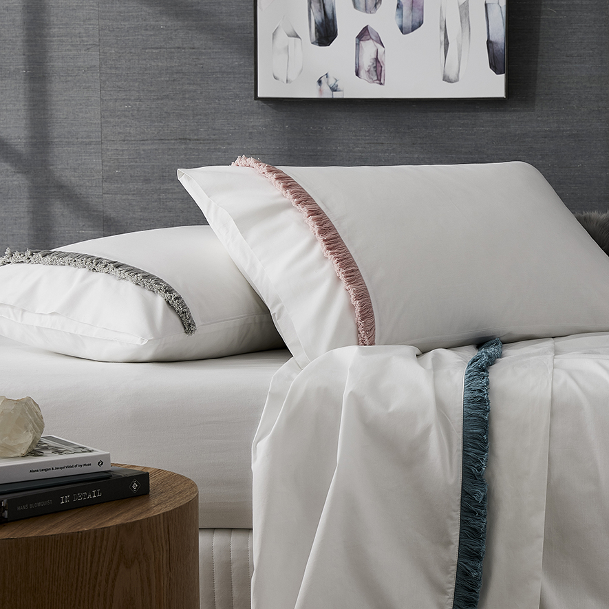 Harper Sheet Set Grey Sheet Set Adairs