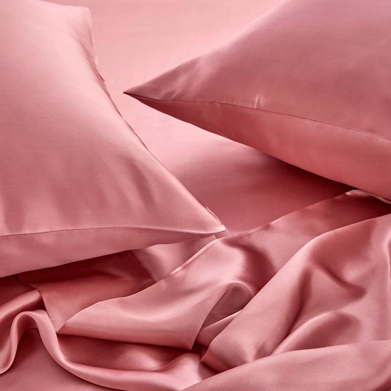 Pure Silk Queen French Rose Sheet Set