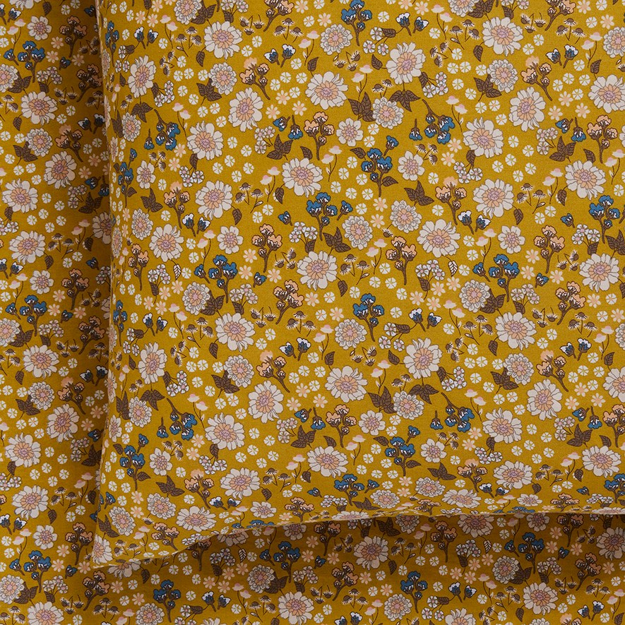 Printed Mustard Sheet Set Adairs