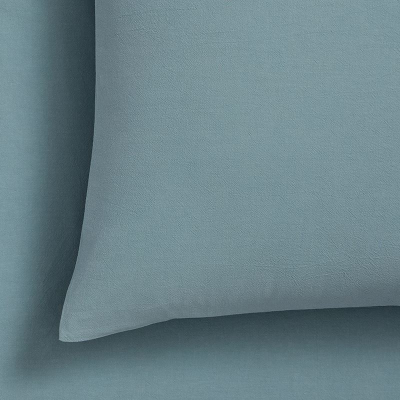 Stonewashed Cotton Blue Grey Sheet Separates