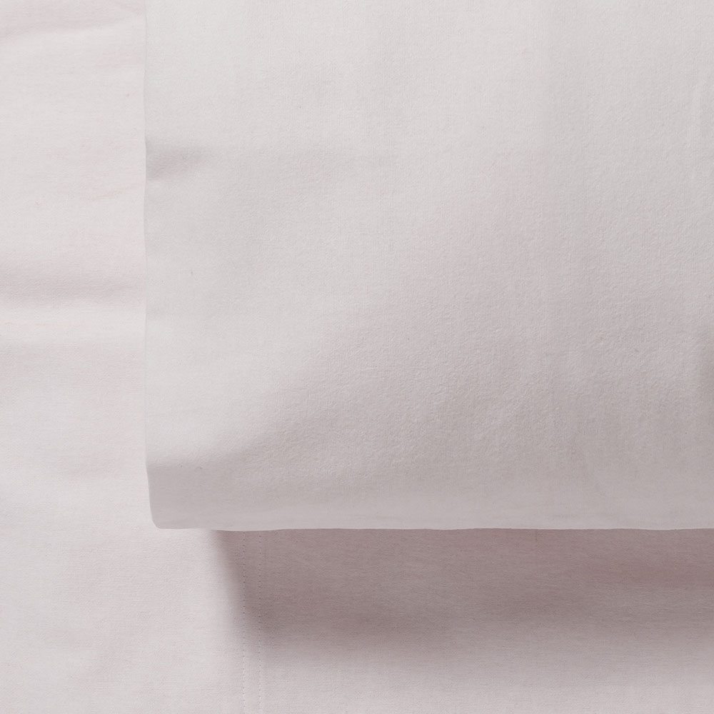 Mercer + Reid Flannelette Blush Sheet Set Adairs