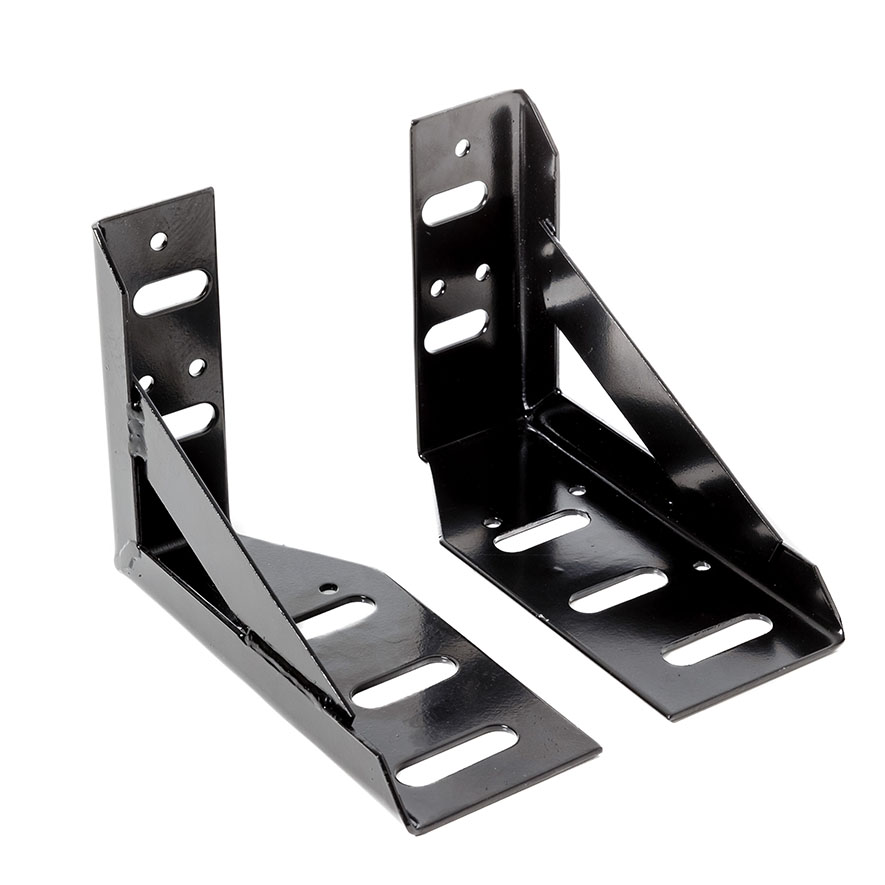 Adairs Black Bedhead Brackets Set of 2 Adairs