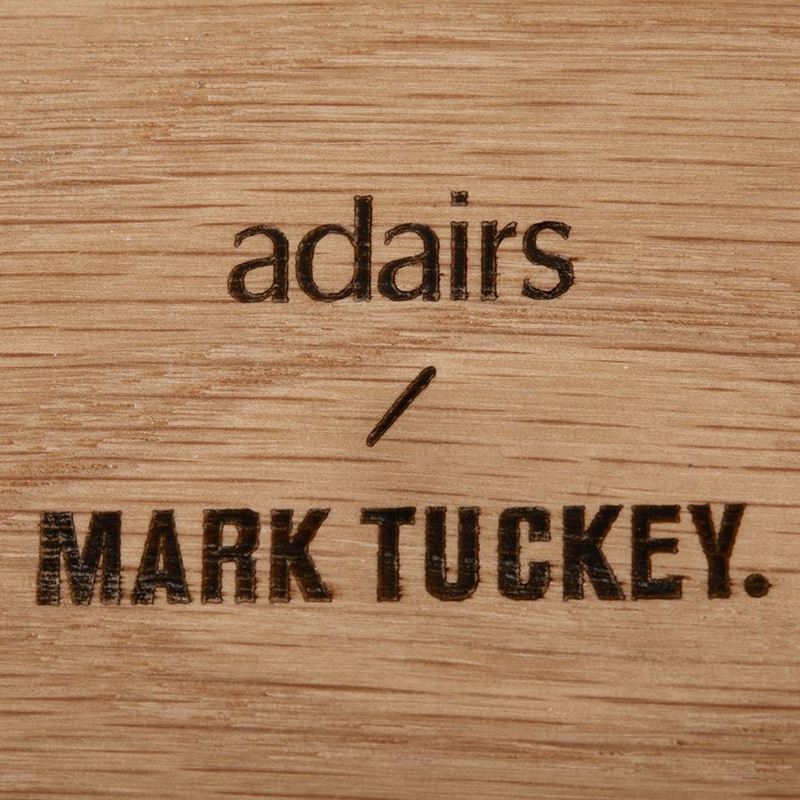 Mark Tuckey Slat Round Oak Bedside Table