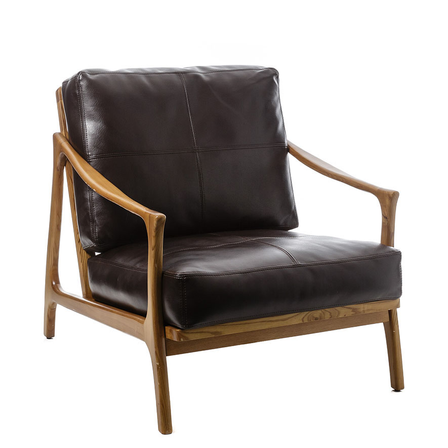 Home Republic Empire Arm Chair Brown Adairs