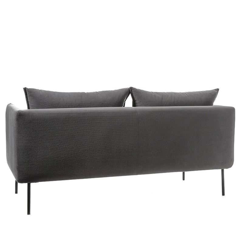 Stockholm 2 Seater Chair Coal