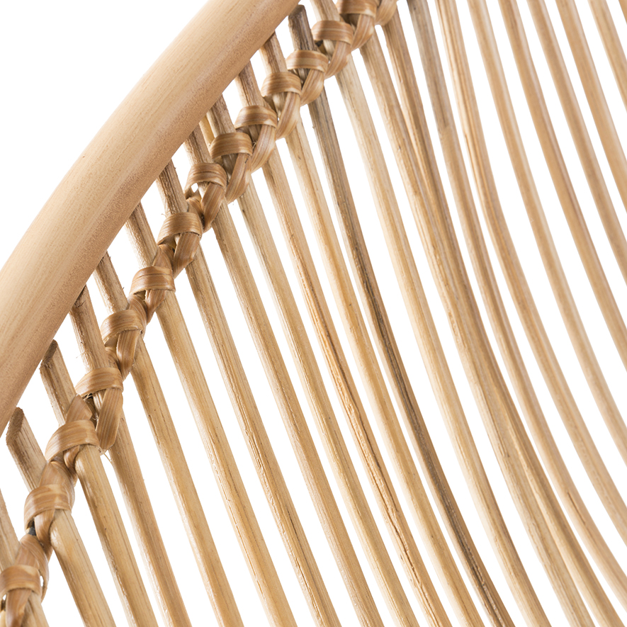Home Republic - Cebu Rattan Oval Chair Natural | Adairs