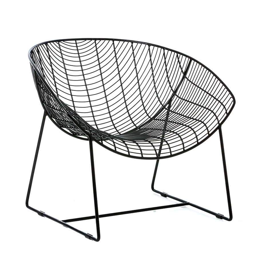 Home Republic Alameda Occasional Chair Black One Seater Adairs