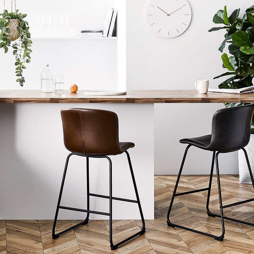 Home Republic Orlando Brown Counter Stool Adairs