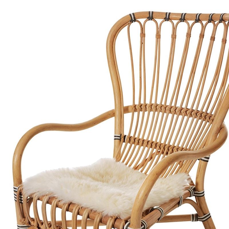 Bahama Rattan Chair 1 Seater Honey Frankie