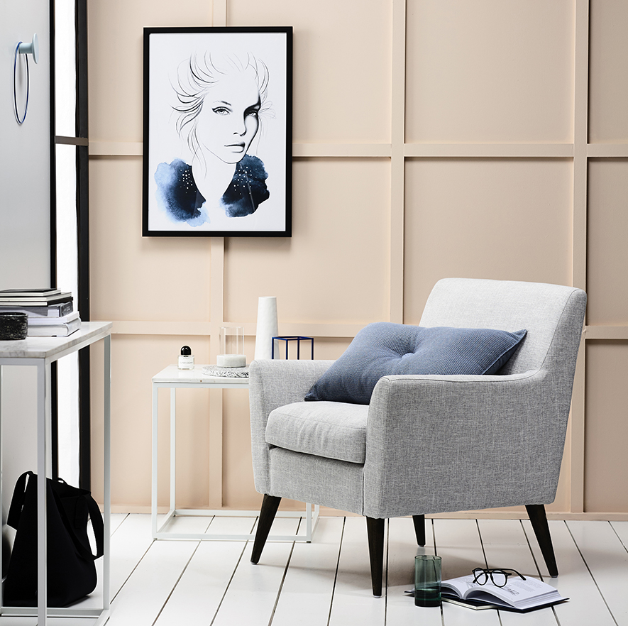 Mercer + Reid - Raf Armchair Ash | Adairs