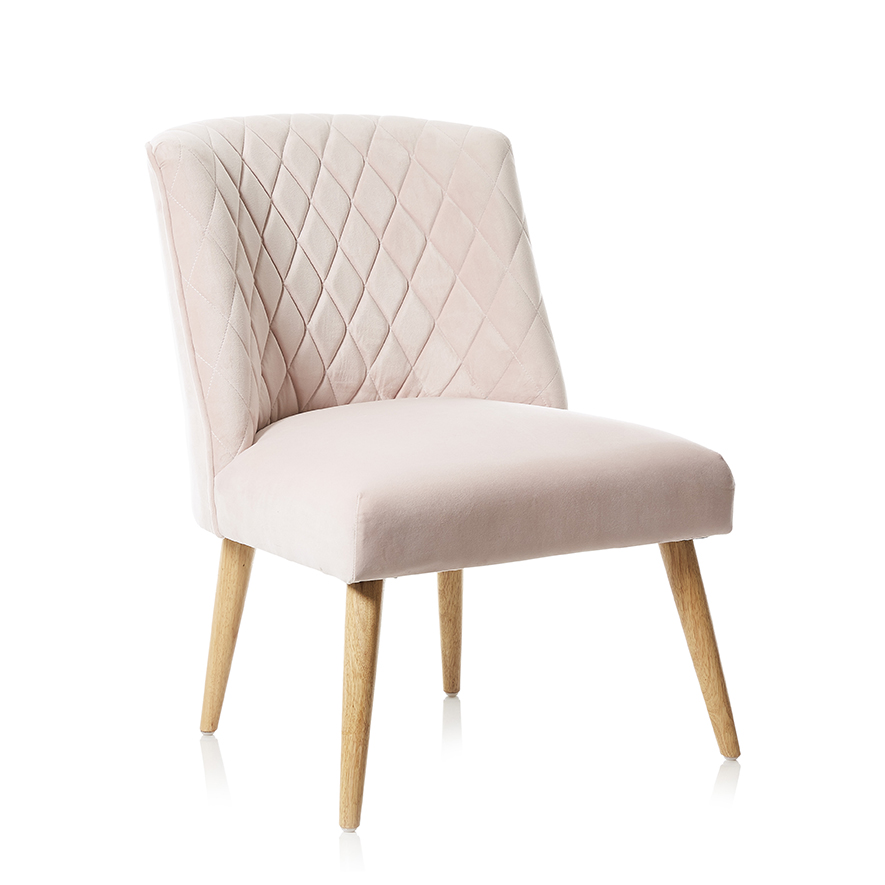 Mercer + Reid Maison Chair Diamond Pink Adairs