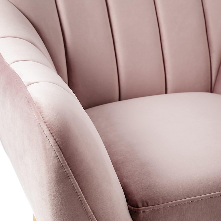 Kensington 1 Seater Chair Rose Pink Adairs