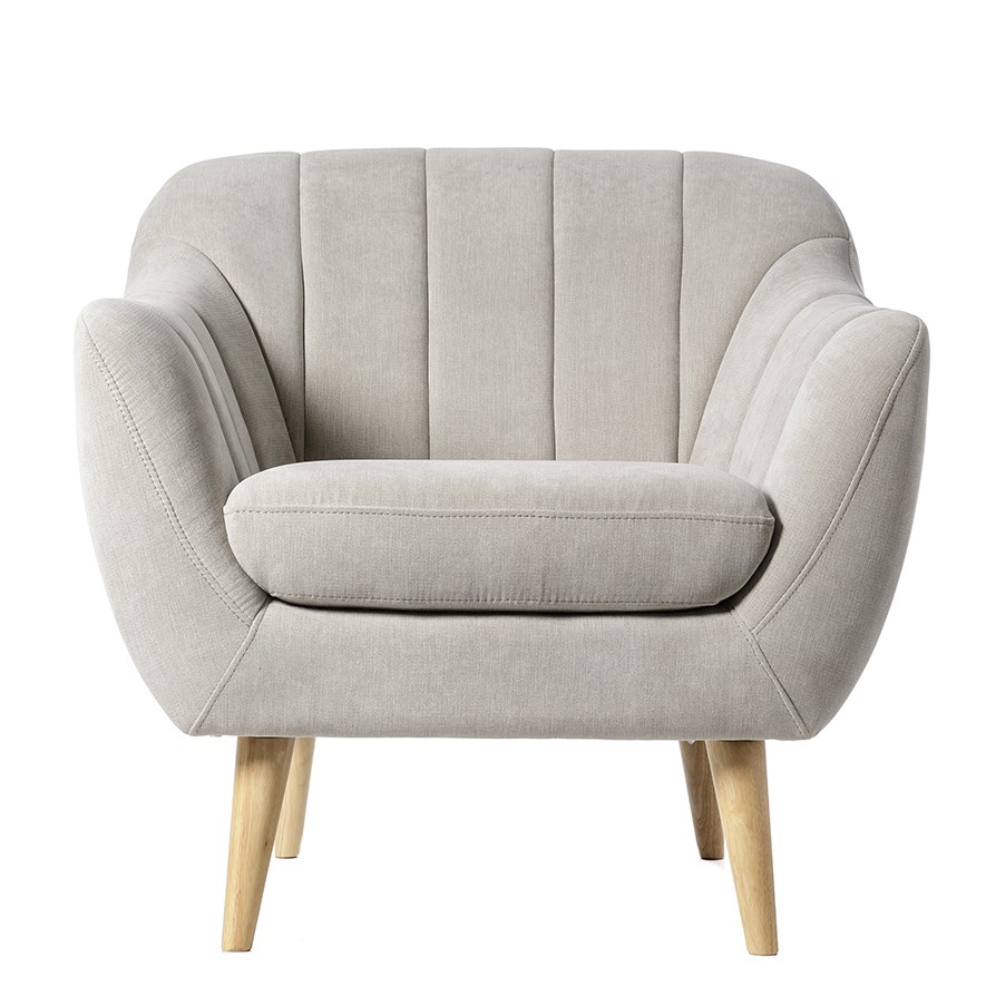 Kensington 1 Seater Chair Natural Adairs