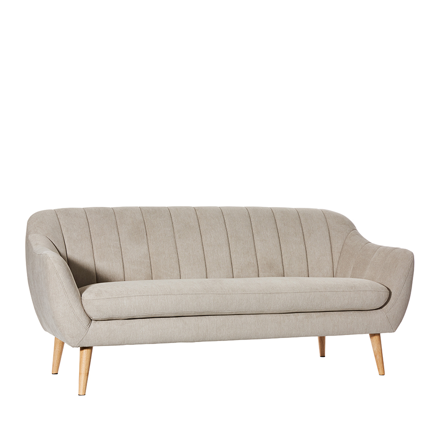 Kensington 3 Seater Chair Natural Adairs