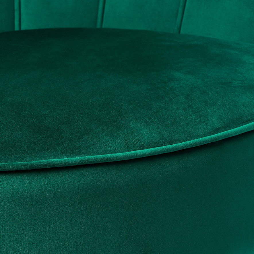 Ariel Hunter Green Velvet Chair Adairs