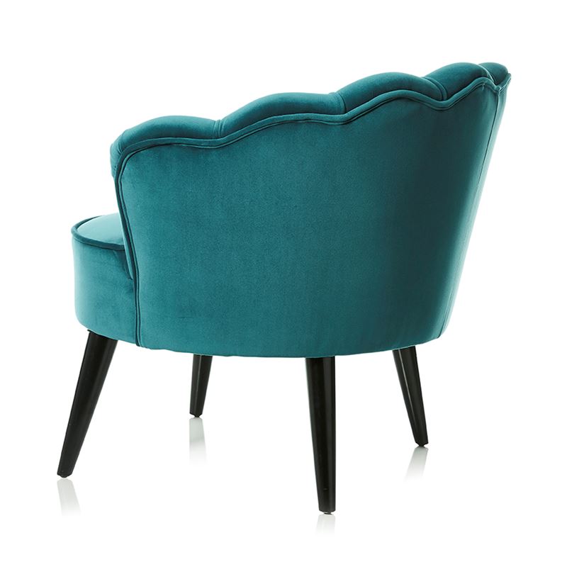 Ariel Teal Velvet Chair