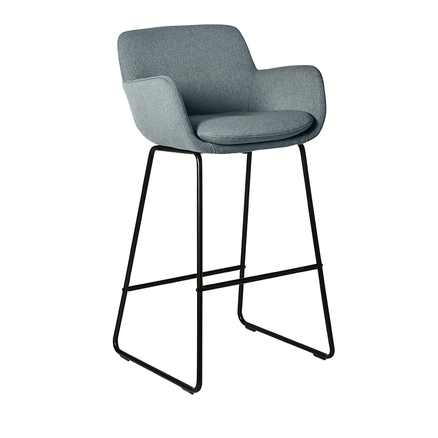 Mercer + Reid Delaware Dusty Blue Counter Stool Adairs